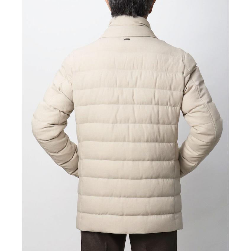 ヘルノ / HERNO / ウール ヴィスコース / NORFOLK / 撥水 / ダウン ジャケット / レイヤード風前立て付き / 返品・交換不可の画像