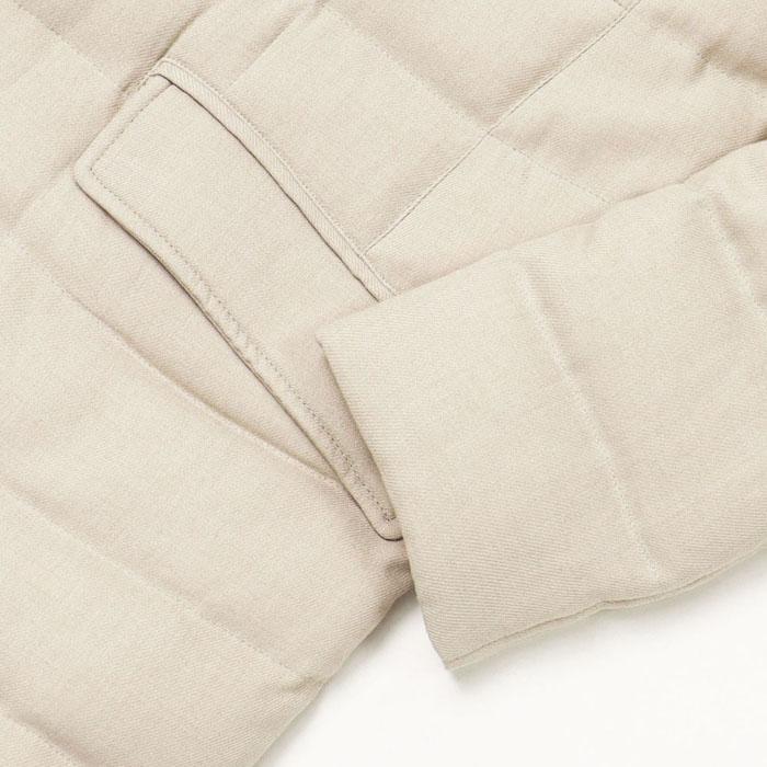 ヘルノ / HERNO / ウール ヴィスコース / NORFOLK / 撥水 / ダウン ジャケット / レイヤード風前立て付き / 返品・交換不可の画像