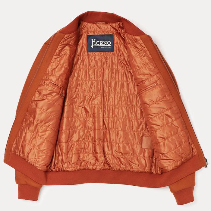 ●●再入荷●●ヘルノ / HERNO / MA-1型 ブルゾン / ウールメルトン / 中綿入り / 返品・交換不可の画像