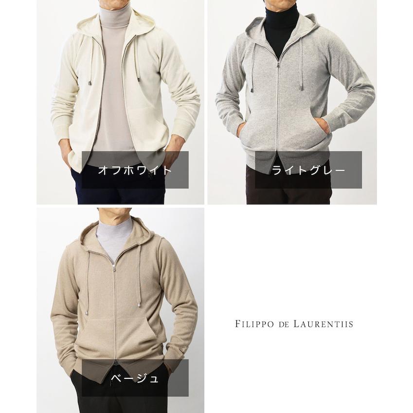 フィリッポ デ ローレンティス / FILIPPO DE LAURENTIIS ZIP UP ニット