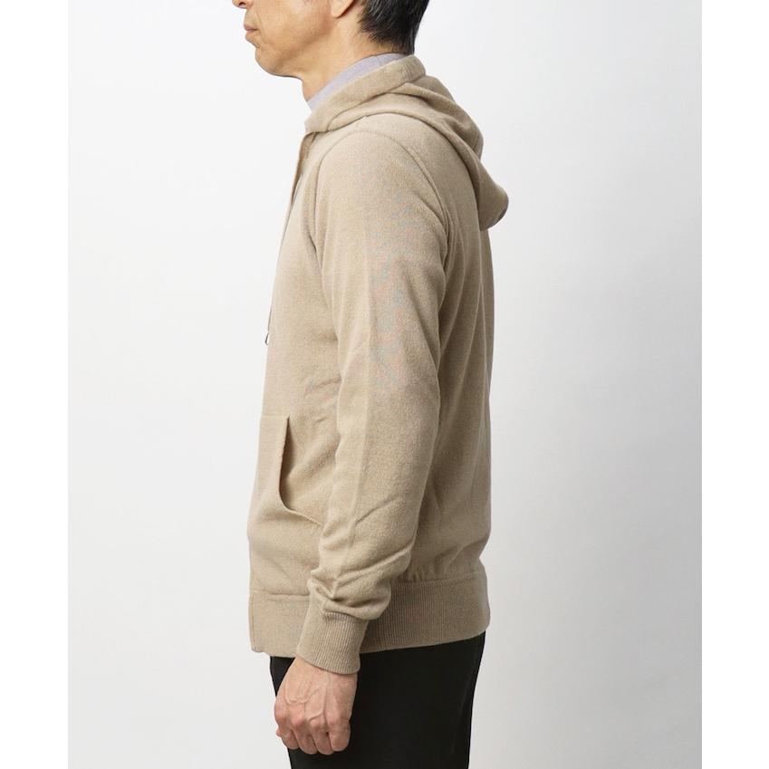 フィリッポ デ ローレンティス / FILIPPO DE LAURENTIIS /  ZIP UP ニットパーカー / ウール カシミヤ / 12ゲージ / 返品・交換不可の画像