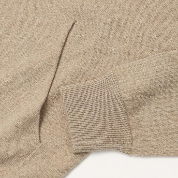 フィリッポ デ ローレンティス / FILIPPO DE LAURENTIIS /  ZIP UP ニットパーカー / ウール カシミヤ / 12ゲージ / 返品・交換不可の画像