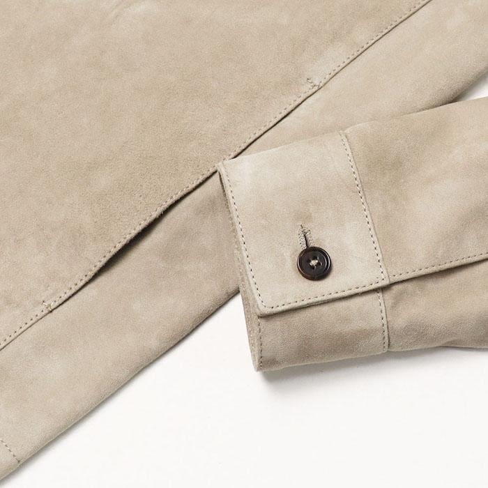 アルマ / ARMA DEX レザーシャツアウター ゴートスエード 返品・交換