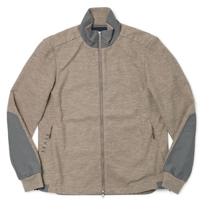 SEASE（シーズ）　ブルゾン シーズ / SEASE EXPLORER SWEATSHIRT ウールジャージー スタンドカラー
