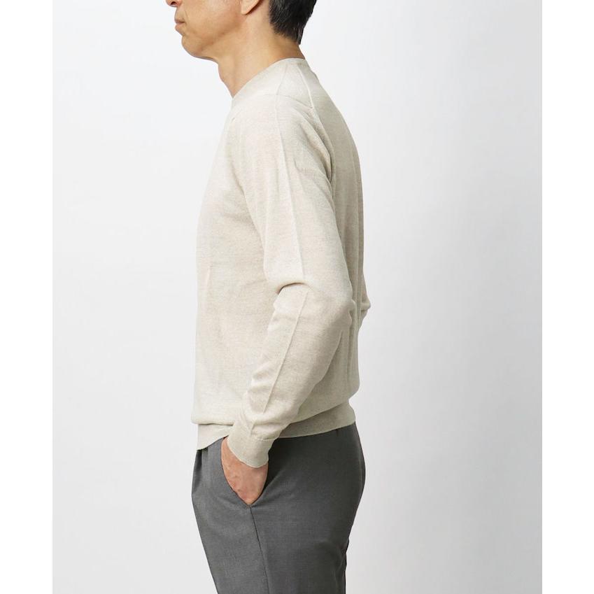ジョンスメドレー / JOHN SMEDLEY / スキャンラン / SCANLAN / クルーネック ニット / 30G メリノウール / MODERN FIT / 返品・交換不可の画像