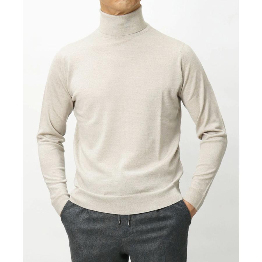 ジョンスメドレー / JOHN SMEDLEY / レヴィン / LEVINE / タートルネック ニット / 30G メリノウール / MODERN FIT / 返品・交換不可の画像