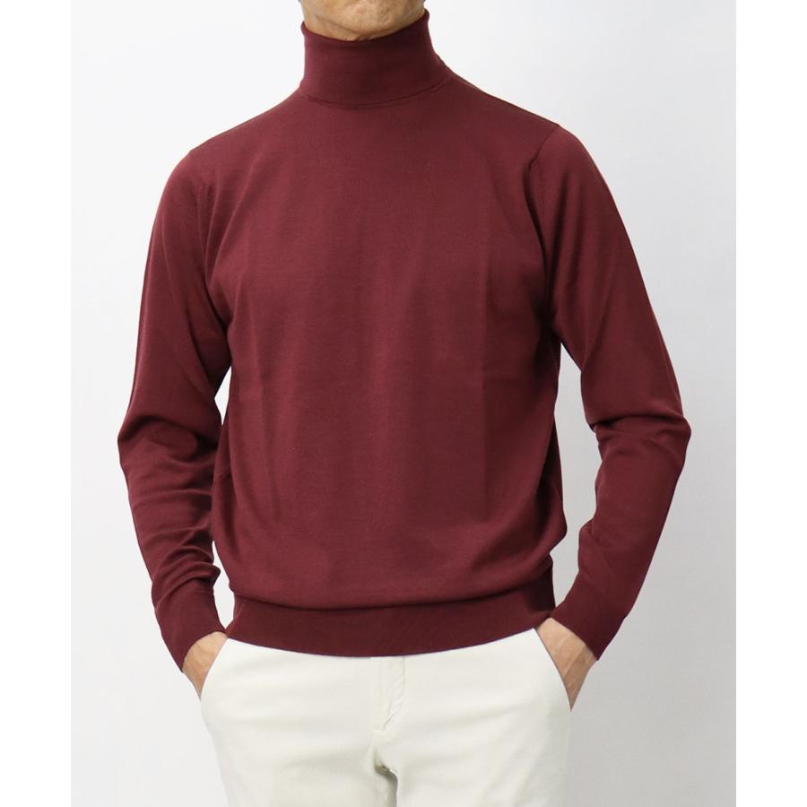 ジョンスメドレー / JOHN SMEDLEY / レヴィン / LEVINE / タートルネック ニット / 30G メリノウール / MODERN FIT / 返品・交換不可の画像