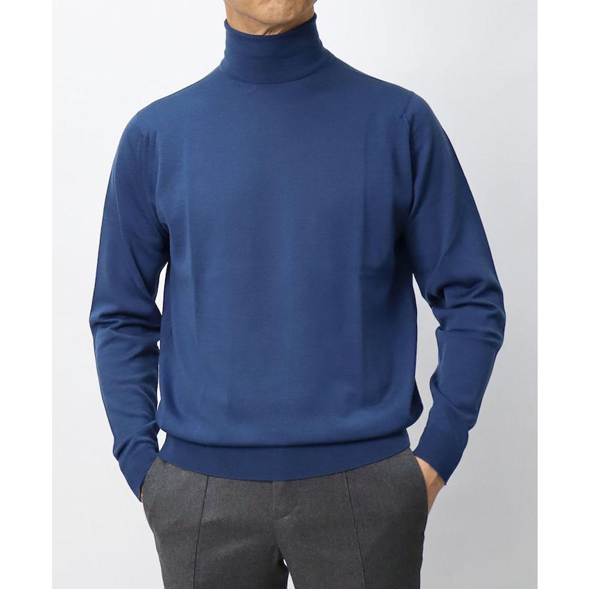 ジョンスメドレー / JOHN SMEDLEY / レヴィン / LEVINE / タートルネック ニット / 30G メリノウール / MODERN FIT / 返品・交換不可の画像