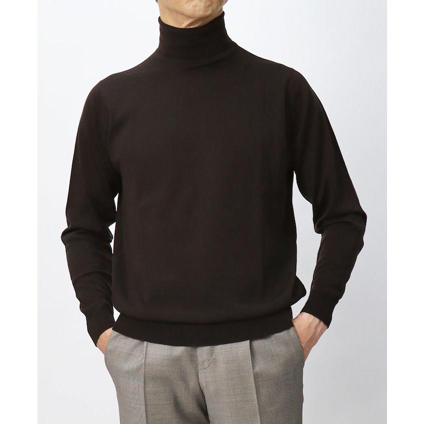ジョンスメドレー / JOHN SMEDLEY / レヴィン / LEVINE / タートルネック ニット / 30G メリノウール / MODERN FIT / 返品・交換不可の画像