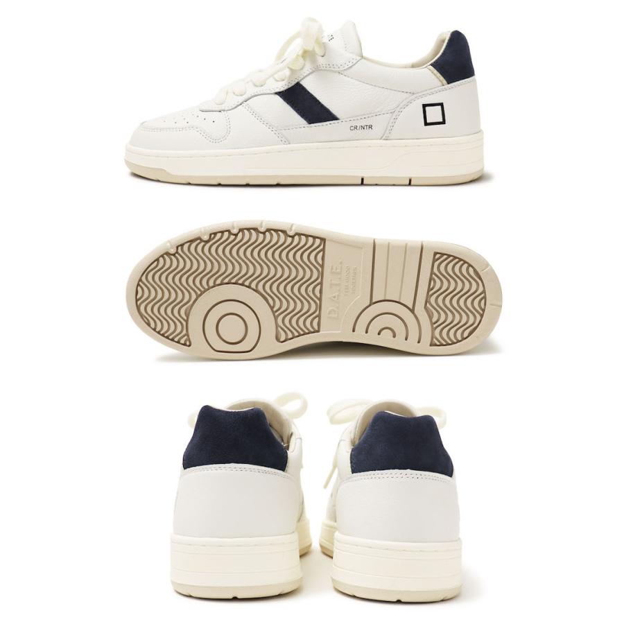 デイト / D.A.T.E. / スニーカー / COURT2.0 NATURAL WHITE-BLUE / 返品・交換可能の画像