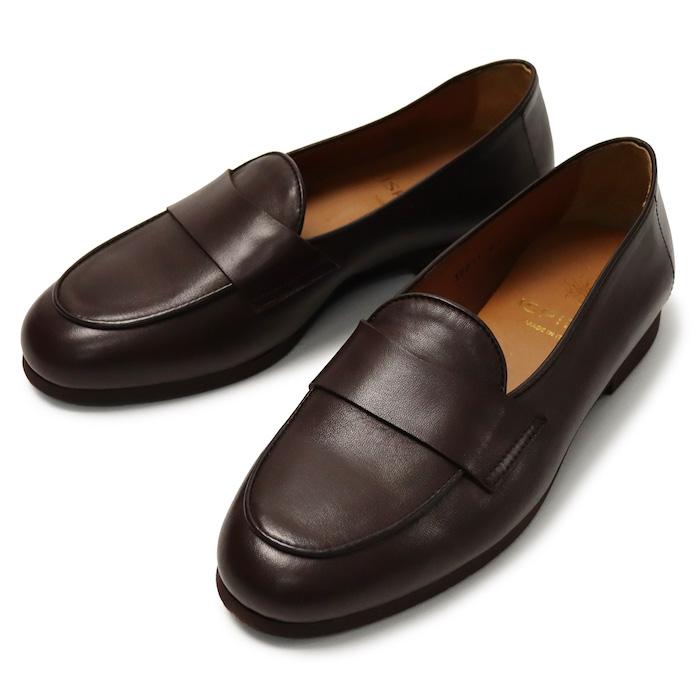 イスピラ / ISPIRA レザー ローファー GOATSKIN NAPPA テクノ