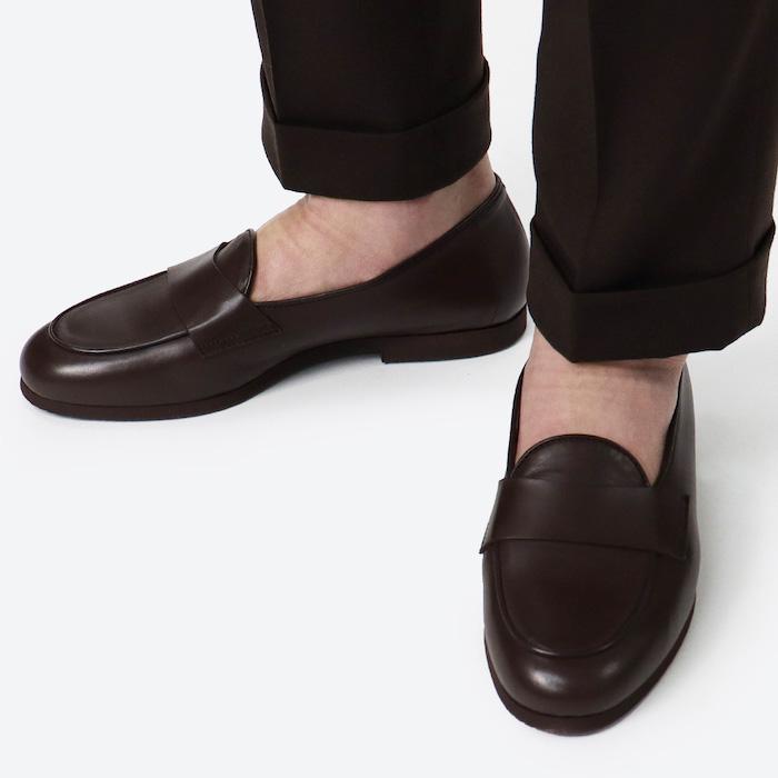 イスピラ / ISPIRA  / レザー ローファー / GOATSKIN NAPPA / テクノジェル / 16011 SOLID / 返品・交換可能の画像