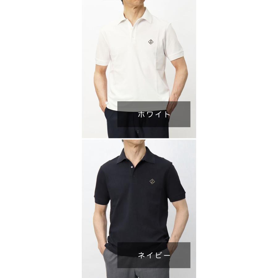 美品HERNOヘルノ　コットン　ポロシャツ　半袖　定価4万. HERNO ヘルノ / 半袖 ポロシャツ コットン鹿の子 返品・交換不可