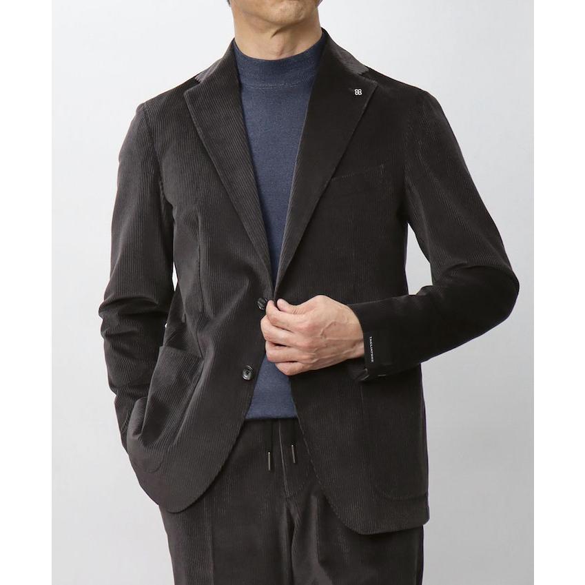 <美品>TAGLIATORE dakar ブラック コーデュロイ スーツ 46 TAGLIATORE（タリアトーレ） タリアトーレ / TAGLIATORE / ウエスト