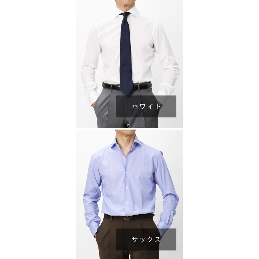 バルバ / BARBA / DANDY LIFE / ダンディ ライフ / セミワイドカラー シャツ / コットンライトポプリン / NEW BRUNO / 返品・交換不可の画像