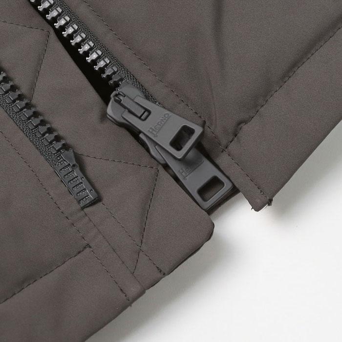 HERNO ヘルノ / フーデッド コート ナチュラルストレッチ エコファー