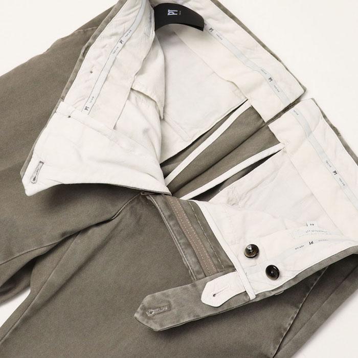 ピーティー トリノ / ノープリーツ スラックス / コットンストレッチチノ PT TORINO / ピーティー トリノ SUPER SLIM FIT ノープリーツ