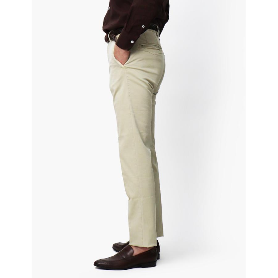 インコテックス スラックス / INCOTEX SLACKS / 100型 / ストレッチ パンツ / オーガニックコットン ギャバ / ガーメントダイ / SLIM FIT / 返品・交換可能｜luccicare｜08