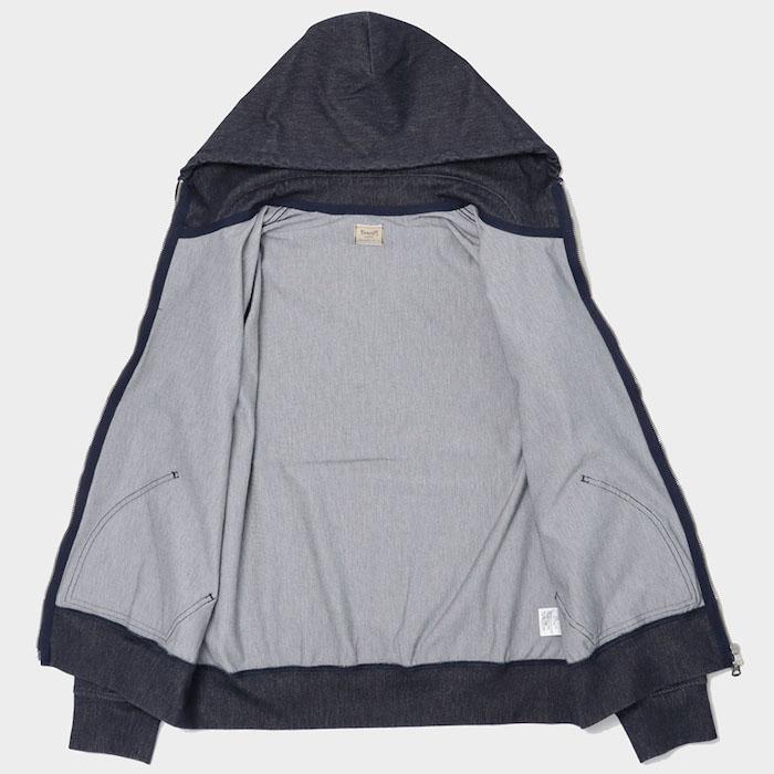 値下げ！現在販売中♡新品♡YANUK♡DENIT♡パーカー♡S♡フーディー YANUK（ヤヌーク）の「デニット フーディ - Denit HOODIE（パーカー