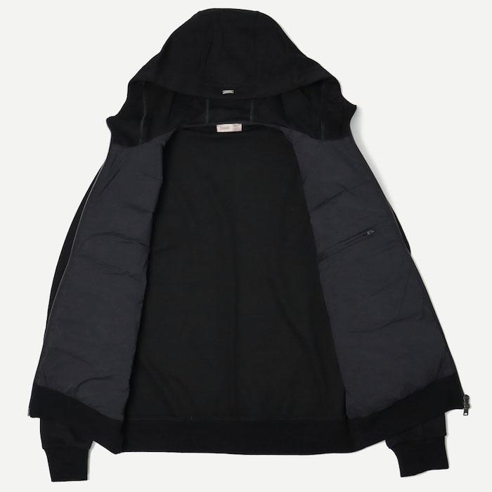 ヘルノ / HERNO / RESORT コレクション / ウールピケジャージー × 軽量ダウン 切り替え ブルゾン / 返品・交換不可の画像