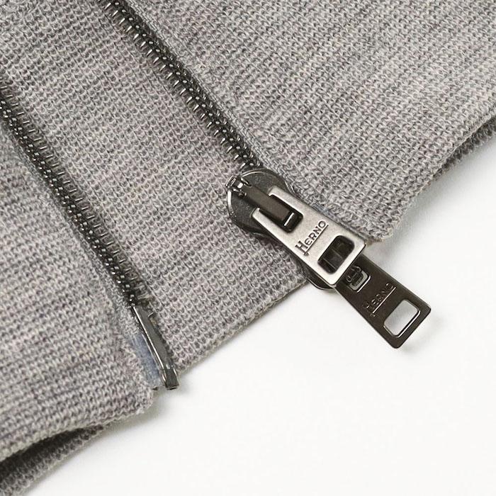ヘルノ / HERNO / RESORT コレクション / ウールピケジャージー × 軽量ダウン 切り替え ブルゾン / 返品・交換不可の画像