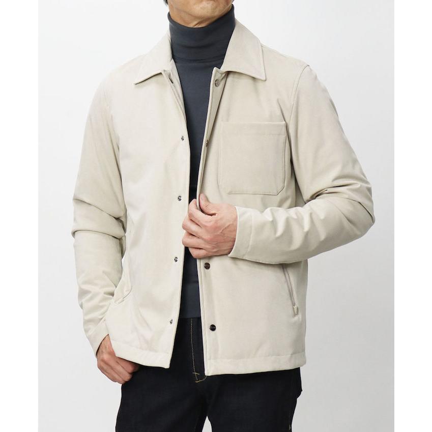 ヘルノ / HERNO / ヘルノリゾート / HERNO RESORT / シャツ型 ブルゾン / エコスエード / 中綿入り / ストレッチ / 返品・交換不可の画像
