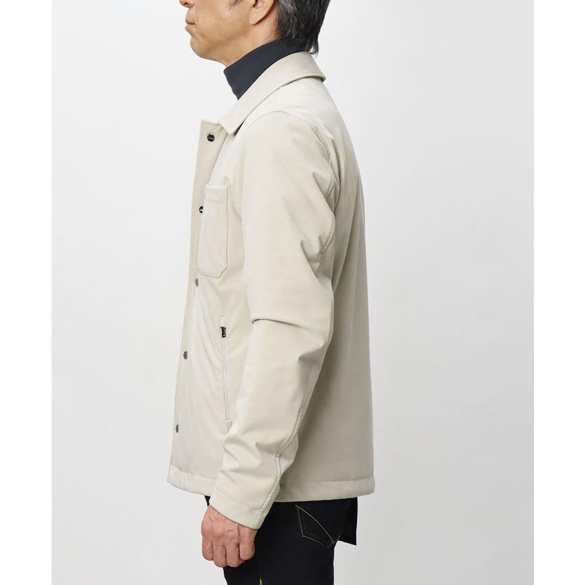 ヘルノ / HERNO / ヘルノリゾート / HERNO RESORT / シャツ型 ブルゾン / エコスエード / 中綿入り / ストレッチ / 返品・交換不可の画像