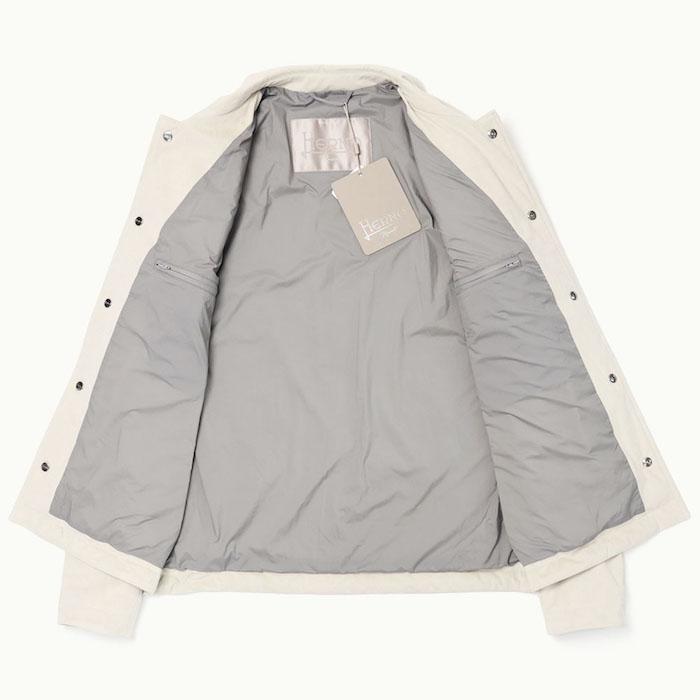 ヘルノ / HERNO / ヘルノリゾート / HERNO RESORT / シャツ型 ブルゾン / エコスエード / 中綿入り / ストレッチ / 返品・交換不可の画像