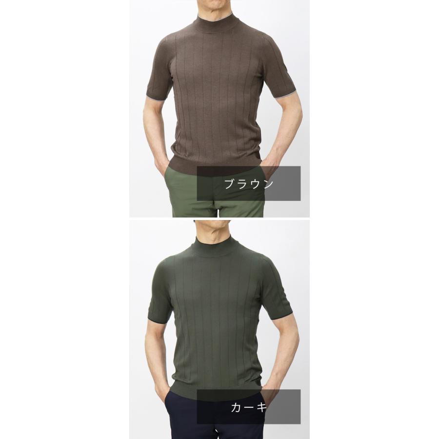 gran sasso モックネックショートスリーブニット Gran Sasso（グランサッソ） グランサッソ / GRANSASSO / モックネック
