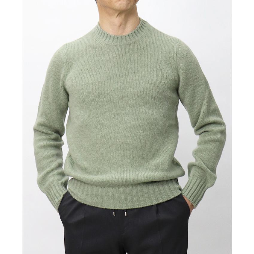 Gran Sasso グランサッソ / GRANSASSO クルーネック カラーニット 返品 