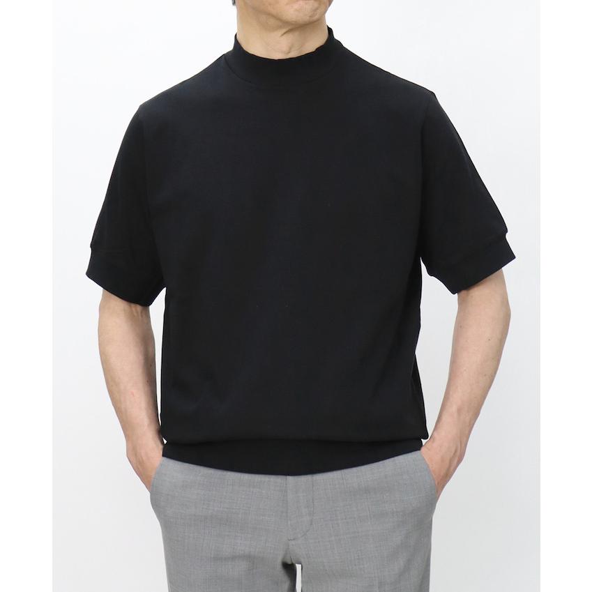 アンティーチポ / ANTICIPO モックネック Tシャツ コットン