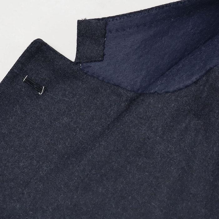 デ ペトリロ / De Petrillo / ワンプリーツ スーツ / ウール フラノ 3B 段返り / LINEA NAPOLI / TIBERIO C1P / 返品・交換不可の画像
