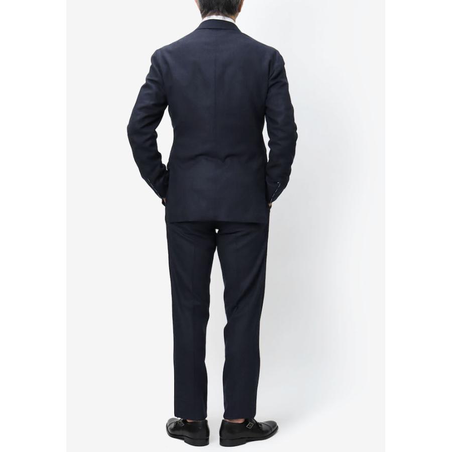 デ ペトリロ / De Petrillo / ワンプリーツ スーツ / ウール フラノ 3B 段返り / LINEA NAPOLI / TIBERIO C1P / 返品・交換不可の画像