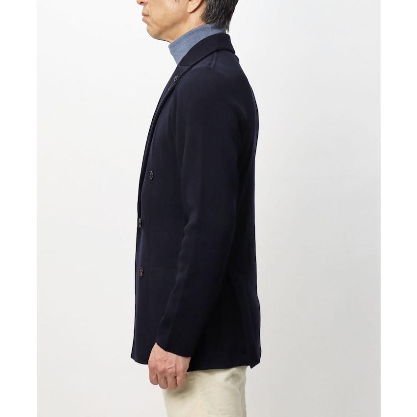 LARDINI ラルディーニ / ダブル ニット ジャケット ウール 返品 LARDINI ラルディーニ / ダブル ニット ジャケット ウール 返品