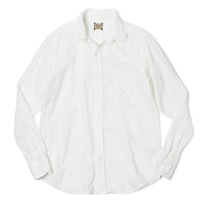 YANUK ヤヌーク / STANDARD SHIRTS コットン 二重織り ガーゼ シャツ 