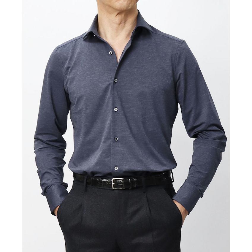 ギラルデッリ / GHIRARDELLI セミワイドカラー シャツ テクノ