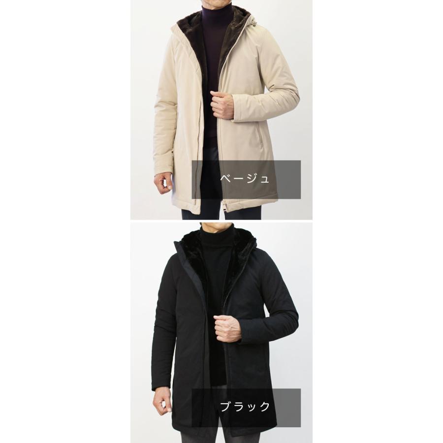 HERNO ヘルノ / フーデッド コート ナチュラルストレッチ エコファー 