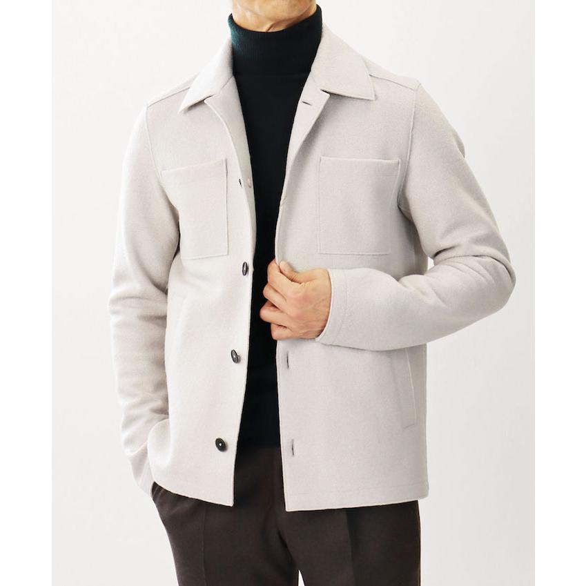 HERNO ヘルノ / シャツ型 ブルゾン LIGHT BOILED WOOL ライトボイルド 