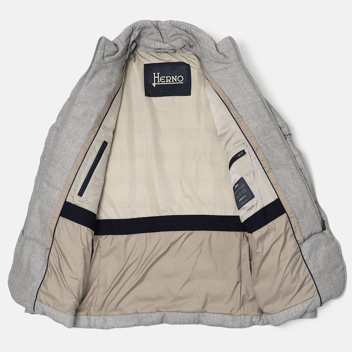 HERNO ヘルノ / ウール ダウン ジャケット 前立て付き PI000910U-33278 