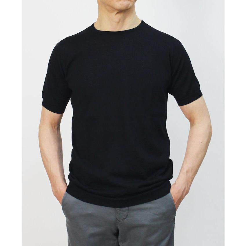 JOHN SMEDLEY ジョンスメドレー / C BELDEN クルーネック ニット シー 