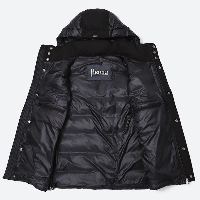 HERNO（ヘルノ） ヘルノ / HERNO / 超軽量 マットナイロン×ウール切り替え / ダウン ベスト / 撥水ナイロン / 返品・交換 ...