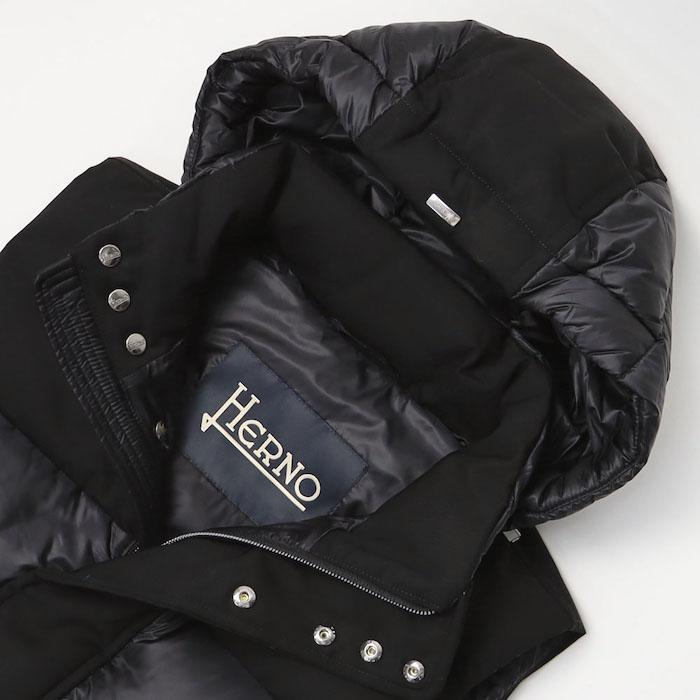 HERNO（ヘルノ） ヘルノ / HERNO / 超軽量 マットナイロン×ウール切り替え / ダウン ベスト / 撥水ナイロン / 返品・交換 ...