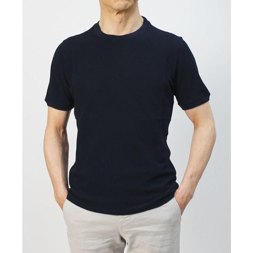 ZANONE ザノーネ / アイスコットン ピケ piquet ice cotton クルー 