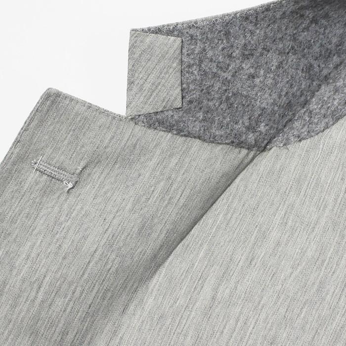 デ ペトリロ / De Petrillo / ワンプリーツ スーツ / ウール / 3B 段返り / LINEA NAPOLI / NAPOLI Z/C / ABITO / 返品・交換不可の画像