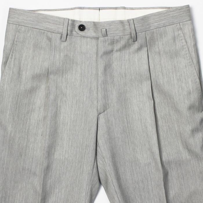 デ ペトリロ / De Petrillo / ワンプリーツ スーツ / ウール / 3B 段返り / LINEA NAPOLI / NAPOLI Z/C / ABITO / 返品・交換不可の画像