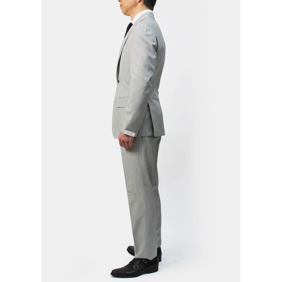 デ ペトリロ / De Petrillo / ワンプリーツ スーツ / ウール / 3B 段返り / LINEA NAPOLI / NAPOLI Z/C / ABITO / 返品・交換不可の画像