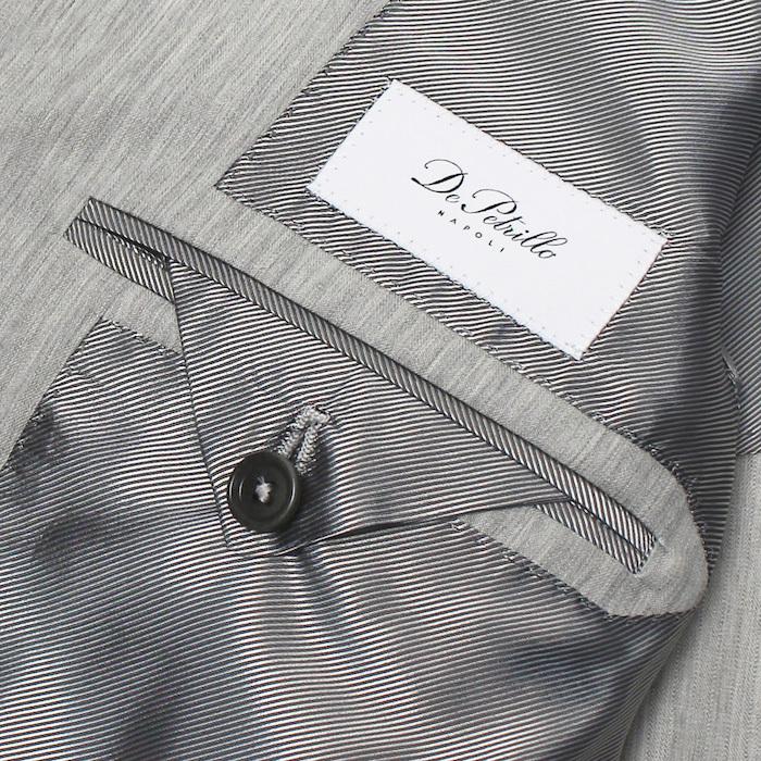 デ ペトリロ / De Petrillo / ワンプリーツ スーツ / ウール / 3B 段返り / LINEA NAPOLI / NAPOLI Z/C / ABITO / 返品・交換不可の画像