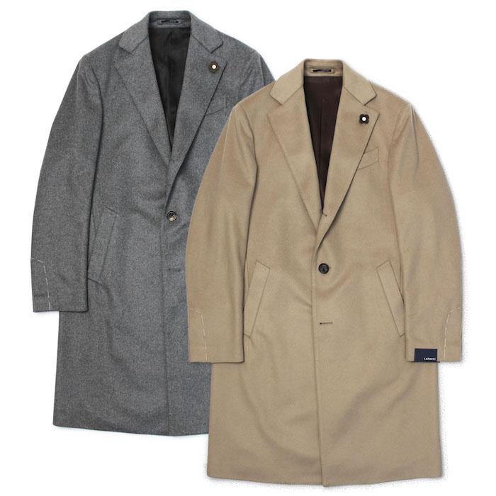 LARDINI ラルディーニ / チェスター コート カシミヤ 100% 3釦 LARDINI ラルディーニ / チェスター コート カシミヤ 100% 3釦