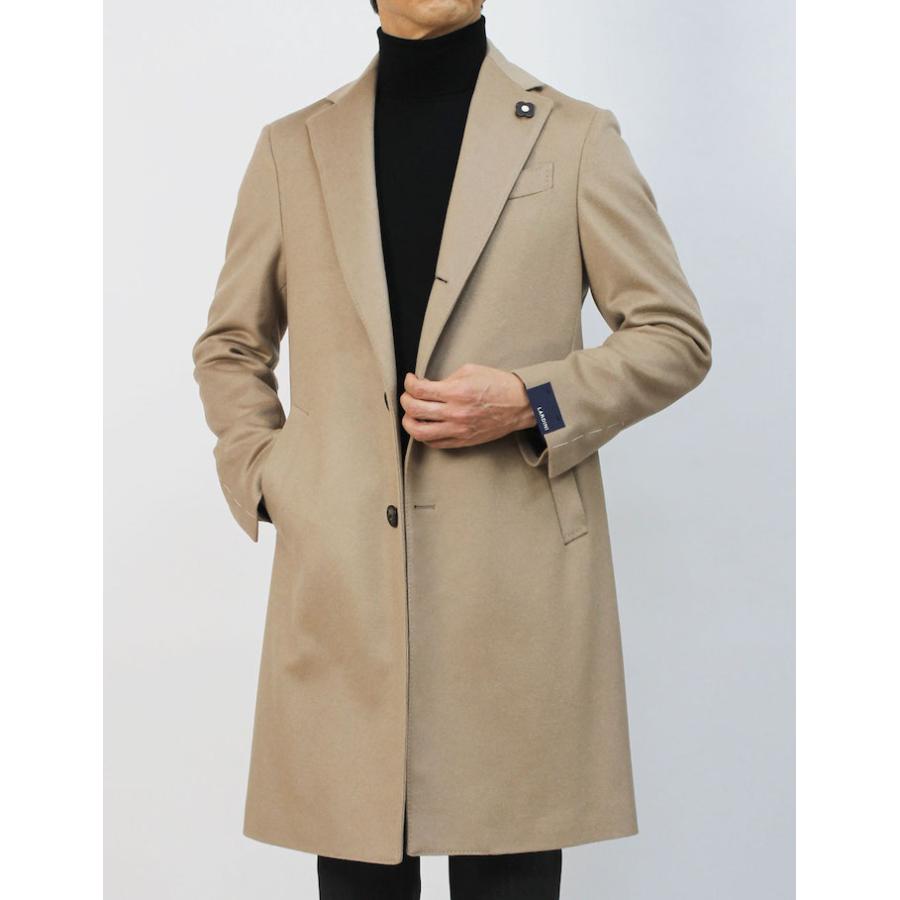 LARDINI ラルディーニ / チェスター コート カシミヤ 100% 3釦 LARDINI ラルディーニ / チェスター コート カシミヤ 100% 3釦
