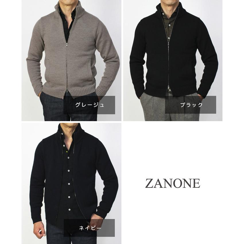 ZANONE ザノーネ / CHIOTO ZIP スタンドカラー ニット ブルゾン ZANONE ザノーネ / CHIOTO ZIP スタンドカラー ニット ブルゾン